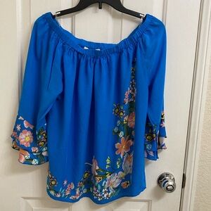 Grand & Greene Blue Blouse Stylish Top